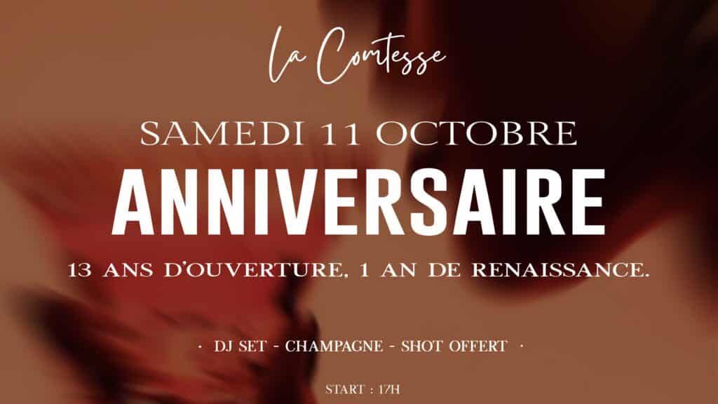 Anniversaire de La Comtesse Affiche programme